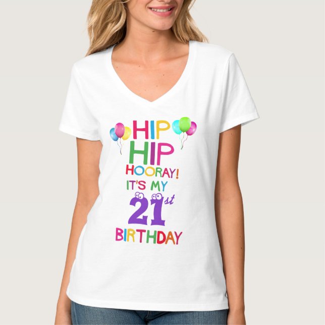 Custom Birthday Party T-Shirt (Vorderseite)