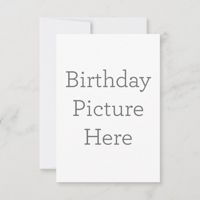 8.89 cm x 12.7 cm Flache Dankeskarte (Vorderseite)