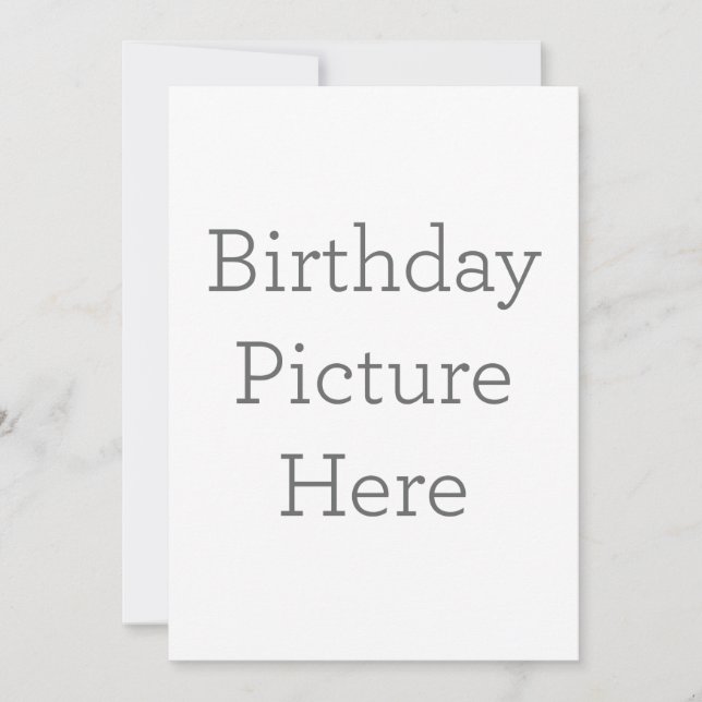 Custom Birthday Picture Invasion Einladung (Vorderseite)