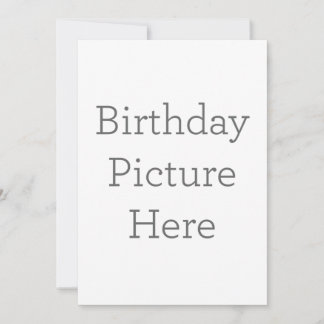 Custom Birthday Picture Invasion Einladung