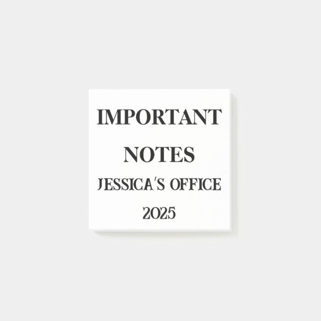 Custom Birthday Post-it Notes - Personalisiertes G Klebezettel (Vorderseite)