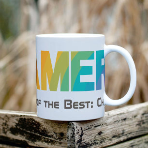 Custom Birthday Vatertag Geschenke für Gamer Tasse