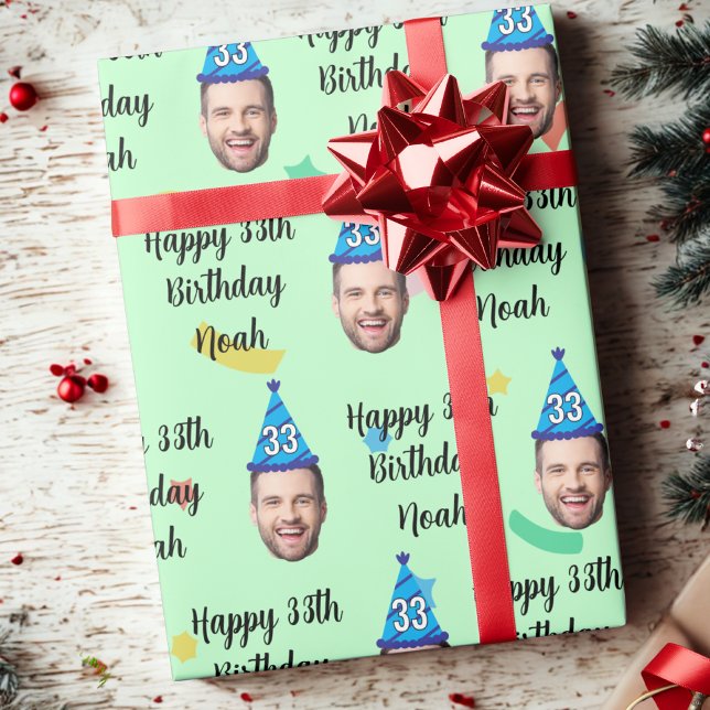 Custom Birthday Wrapping Paper Geschenkpapier (Von Creator hochgeladen)