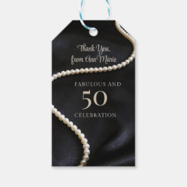 Custom Black 50 and Fabulous Geschenkanhänger