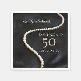 Custom Black 50 and Fabulous Serviette