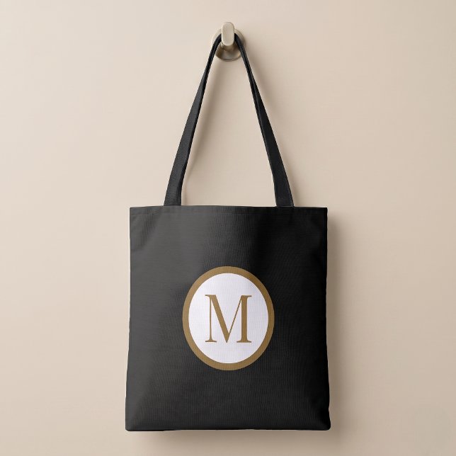 Custom Black & Gold Center Seal Monogram (Von Creator hochgeladen)