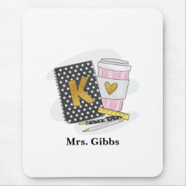 Custom Black Kindergarten Lehrer Wertschätzung Mousepad