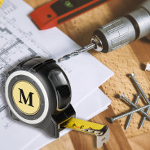 Custom Black Monogram DIYers Carpenters Crafters