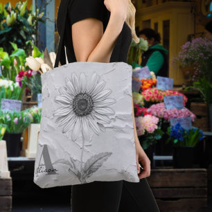 Custom Black & White Daisy
