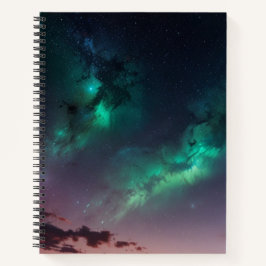 Custom Black & White Monogram Sketchbook Notizbuch