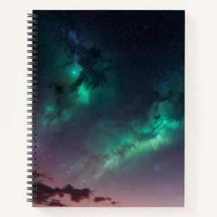 Custom Black & White Monogram Sketchbook Notizbuch