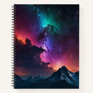 Custom Black & White Monogram Sketchbook Notizbuch