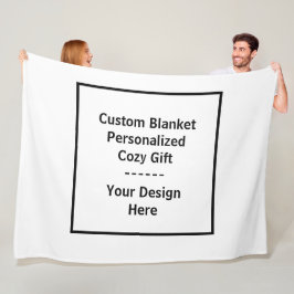 Custom Blanket – Personalized Cozy Gift Fleecedecke