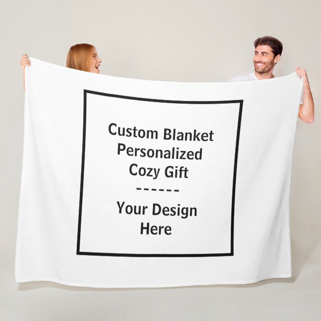 Custom Blanket – Personalized Cozy Gift Fleecedecke (Beispiel)