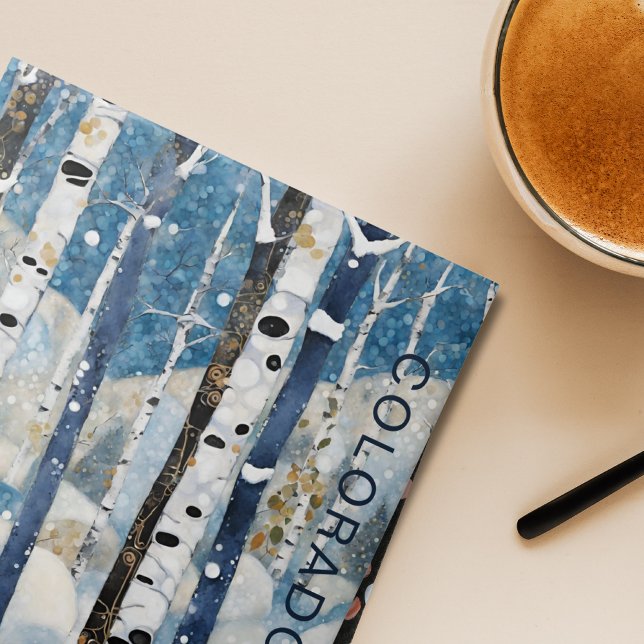 Custom Blue Aspen Forest Colorado Fliese (Von Creator hochgeladen)