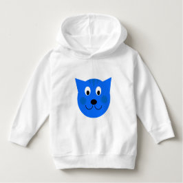 Custom Blue Cat/Kitten/Tiger Kleinkind Hoodie T-shirt