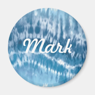 Custom Blue Gefärbte Krawatte Magnet