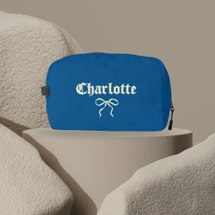 Custom Blue Gothette Toilettentasche für Frauen Waschbeutel