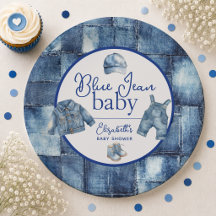 Custom Blue Jean Baby Denim Themed Baby Dusche
