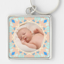 Custom Blue Mother Day New Mum Baby Foto Geschenk