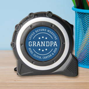 Custom Blue Opa Lived Beyond Measure Maßband