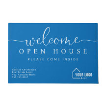 Custom Blue Real Anwesen Welcome Open House