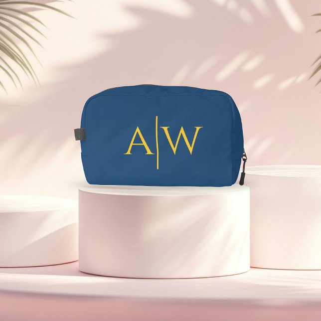 Custom Blue Toilettenbeutel für Mütter Tag, Geburt Waschbeutel (makeup bag for women, gift for her, mothers day gift, birthday gift for mom, graduation bag gift,)