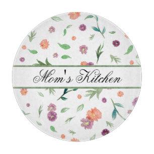 Custom Blume Kitchen Board - Geschenk für die Mama Schneidebrett