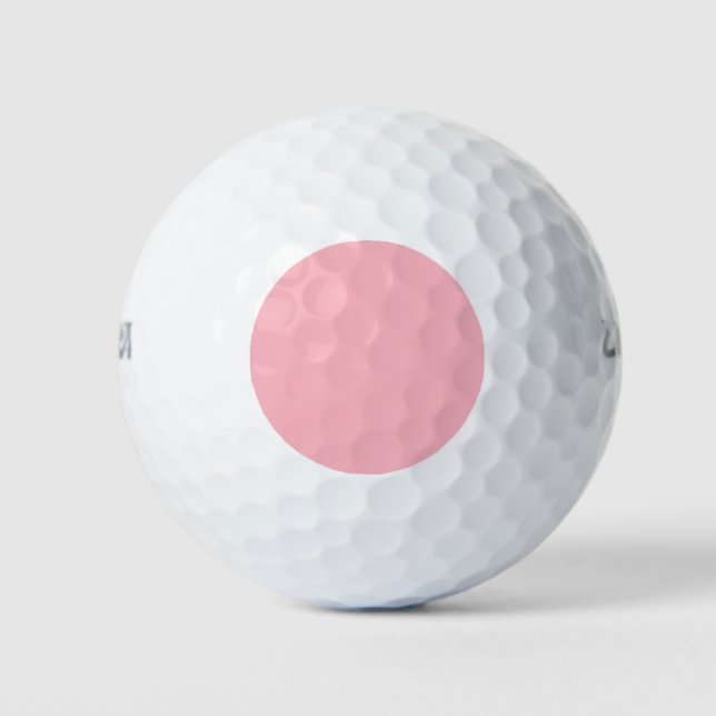 Custom Blush Pink Golf Ball - Personalisierter Gol (Vorderseite)