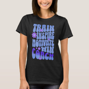 Custom Boho Best Coach Train Inspirier Motivation T-Shirt