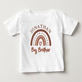 Custom Boho Big Brother Rainbow Matching Geschwist Baby T-shirt
