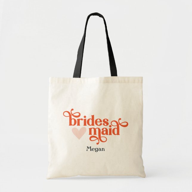 Custom Boho Bridesmaid Gift Tasche (Vorne)