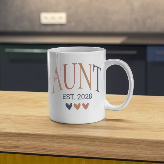 Custom Boho Tante Tasse, Cool Tante Geschenk, New  Kaffeetasse (aunt mug, boho aunt mug, personalized aunt mug, custom aunt mug, cool aunt gift, new aunt mug,)