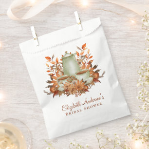 Custom Boho Terracotta Blumenstrauß Teezeremonie P Geschenktütchen