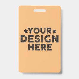 Custom Bold sagt ihr Namensdesign für Männer Ausweis