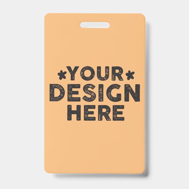 Custom Bold sagt ihr Namensdesign für Männer Ausweis (Vorderseite)