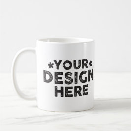 Custom Bold sagt ihr Namensdesign für Männer Kaffeetasse