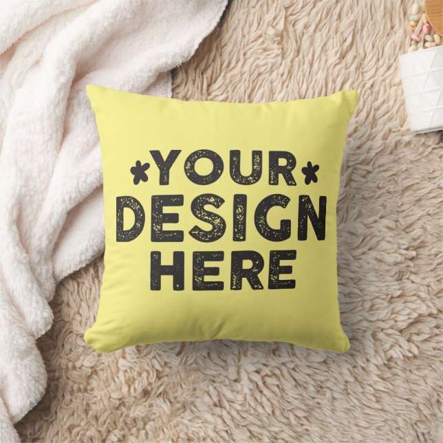 Custom Bold sagt ihr Namensdesign für Männer Kissen (Decke)