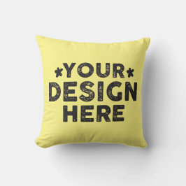 Custom Bold sagt ihr Namensdesign für Männer Kissen