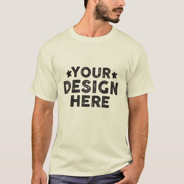 Custom Bold sagt ihr Namensdesign für Männer T-Shirt (Vorderseite)