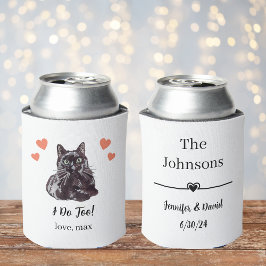 Custom Bombay Cat Pet Wedding Can Cooler Dosenkühler