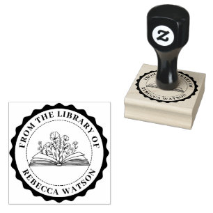 CUSTOM BOOK-BRIEFMARKE GUMMISTEMPEL