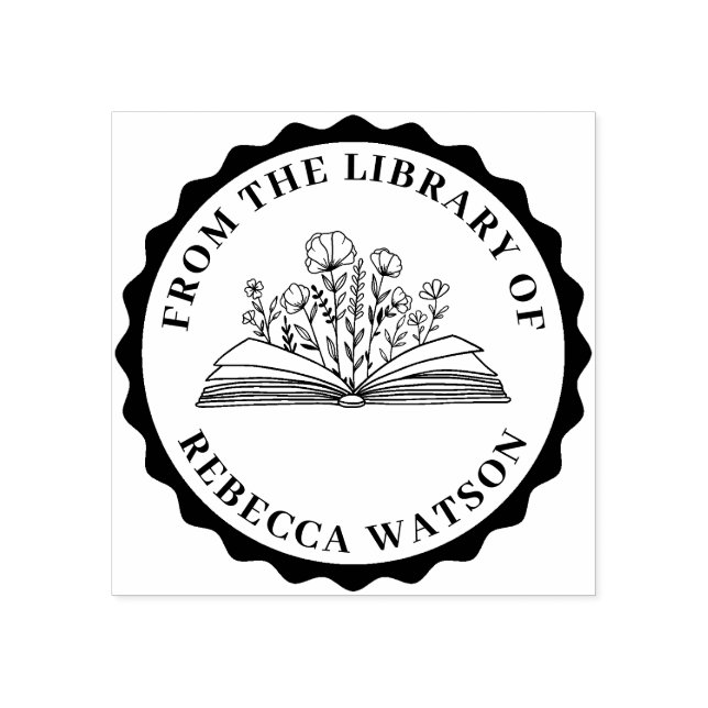 CUSTOM BOOK-BRIEFMARKE GUMMISTEMPEL (Prägung)