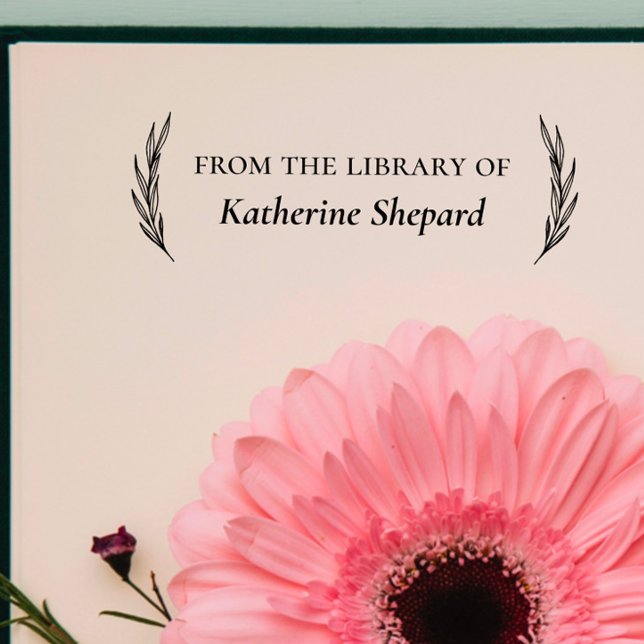 Custom Book Classic "From the Library of" Permastempel (Von Creator hochgeladen)