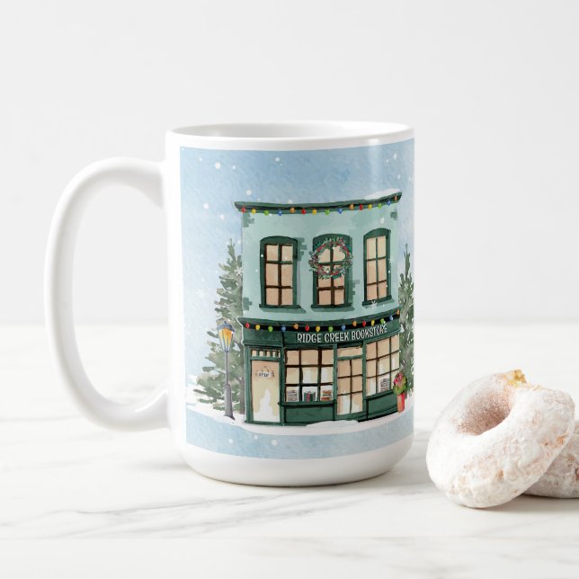 Custom Book Club Kaffeetasse (Mit Donut)