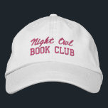 Custom Book Club Name Bestickte Baseballkappe<br><div class="desc">Show off your love of reading (and your favorite reading crew) with this custom embroidered book club hat! Personalized with your book club name or any custom text, this hat is the perfect blend of cozy, casual, and bookish style. Use Zazzle’s easy design tools to choose your preferred fonts and...</div>