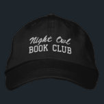 Custom Book Club Name Bestickte Baseballkappe<br><div class="desc">Show off your love of reading (and your favorite reading crew) with this custom embroidered book club hat! Personalized with your book club name or any custom text, this hat is the perfect blend of cozy, casual, and bookish style. Use Zazzle’s easy design tools to choose your preferred fonts and...</div>