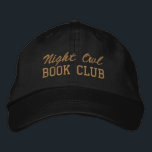 Custom Book Club Name Bestickte Baseballkappe<br><div class="desc">Show off your love of reading (and your favorite reading crew) with this custom embroidered book club hat! Personalized with your book club name or any custom text, this hat is the perfect blend of cozy, casual, and bookish style. Use Zazzle’s easy design tools to choose your preferred fonts and...</div>