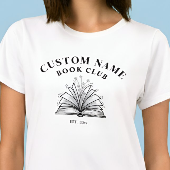 Custom Book Club Name Shirt (Von Creator hochgeladen)