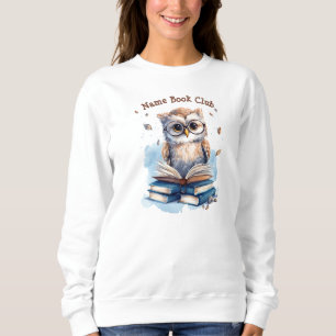 Custom Book Club, Owl Sweatshirt